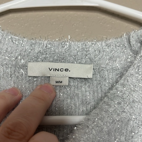 Vince Light Gray Women's Sweater - Picture 5 of 10